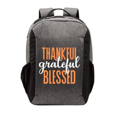 Thankful Grateful Blessed Vintage Thanksgiving Vector Backpack