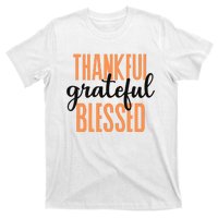 Thankful Grateful Blessed Vintage Thanksgiving T-Shirt