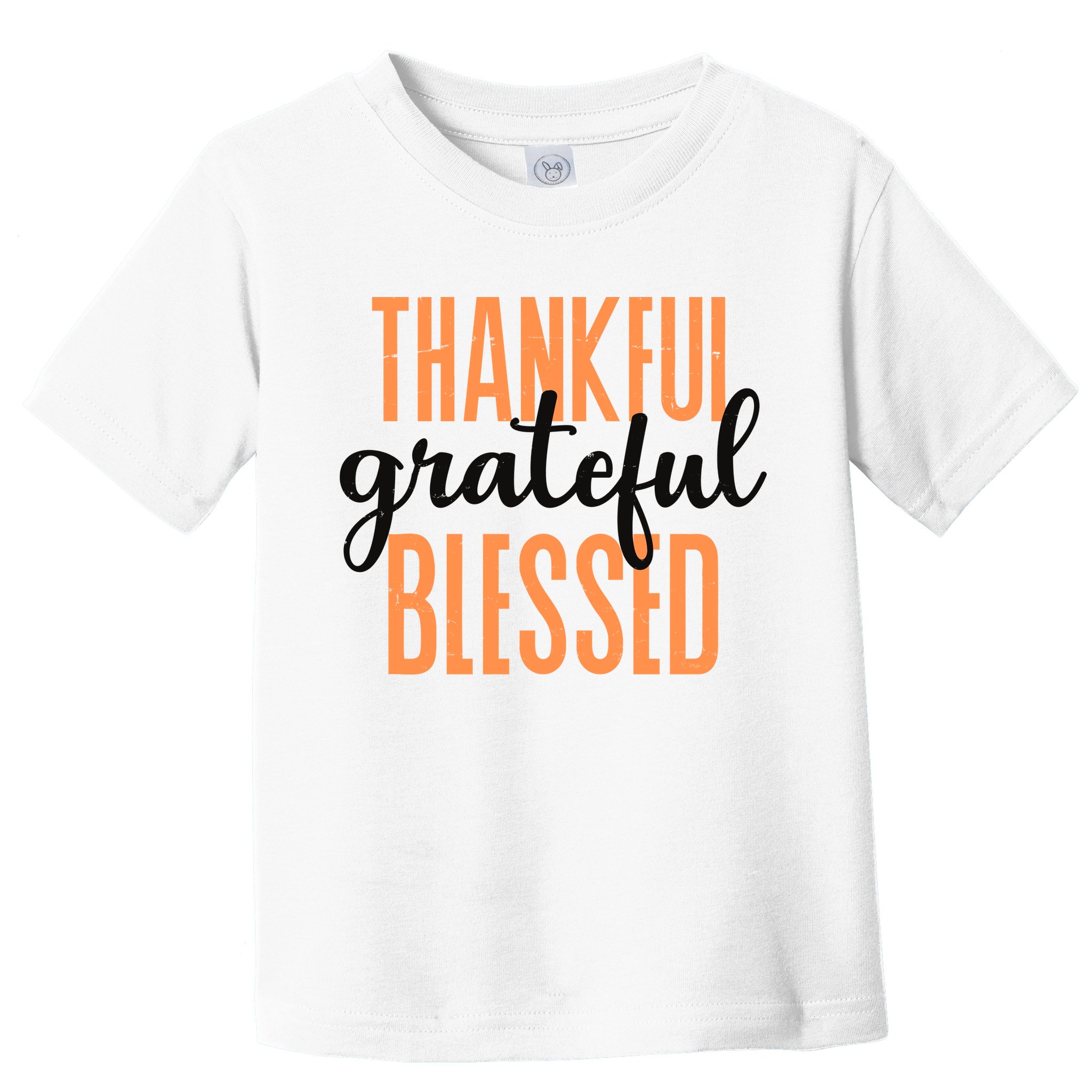 Thankful Grateful Blessed Vintage Thanksgiving Toddler T-Shirt