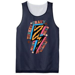 Turkey Gravy Beans And Rolls Let Me See That Casserole Funny Mesh Reversible Basketball Jersey Tank