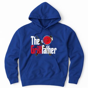 The Grillfather Bbq Grill Smoker Dad Grilling Barbecue Chef Funny Gift Hoodie