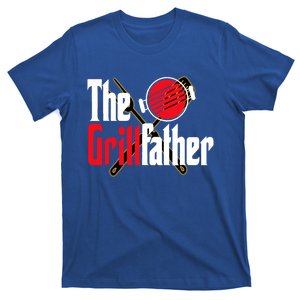 The Grillfather Bbq Grill Smoker Dad Grilling Barbecue Chef Funny Gift T-Shirt