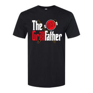 The Grillfather Bbq Grill Smoker Dad Grilling Barbecue Chef Funny Gift Softstyle CVC T-Shirt