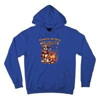 Thankful Grateful Blessed Cute Boxer Dog Fall YAll Autumn Gift Tall Hoodie