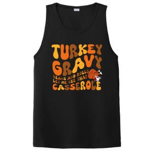 Turkey Gravy Beans And Rolls Casserole Funny Thanksgiving PosiCharge Competitor Tank