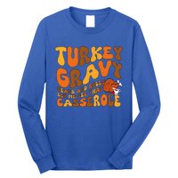 Turkey Gravy Beans And Rolls Casserole Funny Thanksgiving Long Sleeve Shirt