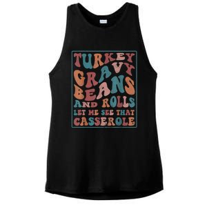 Turkey Gravy Beans And Rolls Let Me See That Casserole Ladies PosiCharge Tri-Blend Wicking Tank