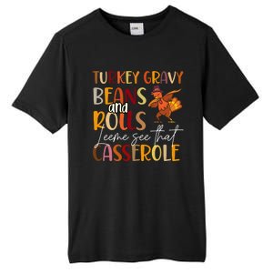 Turkey Gravy Beans And Rolls Let Me See That Casserole Tall Fusion ChromaSoft Performance T-Shirt