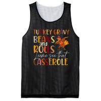 Turkey Gravy Beans And Rolls Let Me See That Casserole Mesh Reversible Basketball Jersey Tank