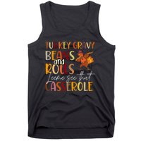 Turkey Gravy Beans And Rolls Let Me See That Casserole Tank Top