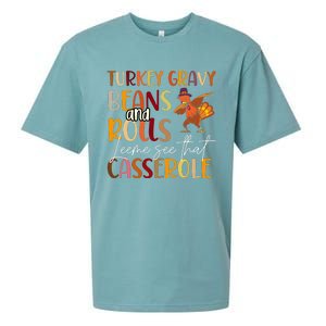 Turkey Gravy Beans And Rolls Let Me See That Casserole Sueded Cloud Jersey T-Shirt