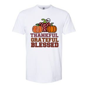 Thankful Grateful Blessed Softstyle® CVC T-Shirt