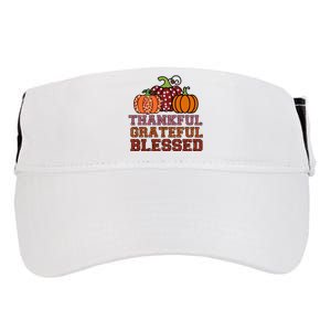 Thankful Grateful Blessed Adult Drive Performance Visor