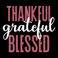 Thankful Grateful Blessed Cute Holiday Baby Bodysuit