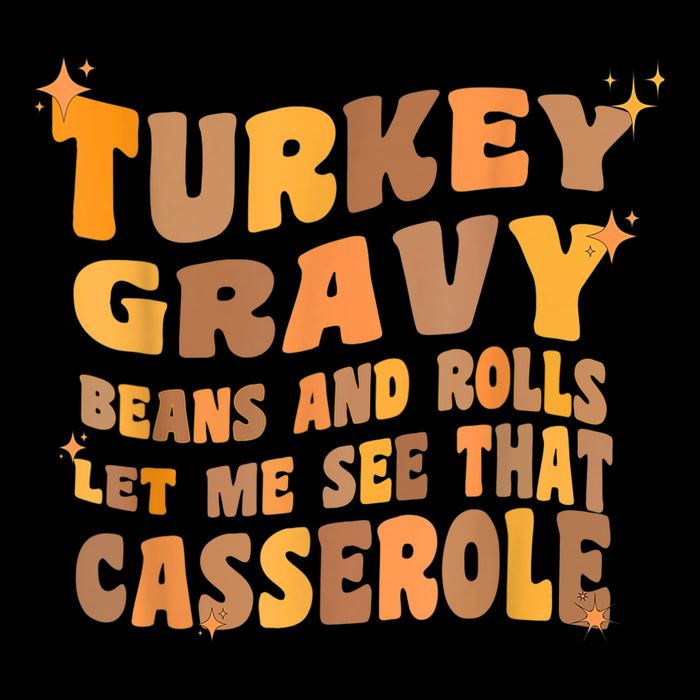 Turkey Gravy Beans And Rolls Let Me See That Casserole Drawstring Bag