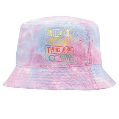 Tall Guy Beard Twins Purple Hoser Tie-Dyed Bucket Hat