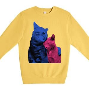 Tv Girl Band French Exit Album Funny Cat Lovers Premium Crewneck Sweatshirt