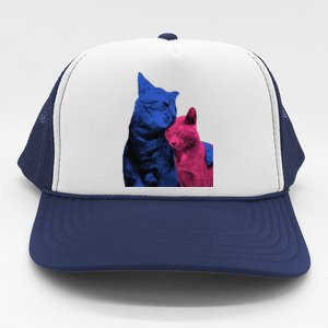 Tv Girl Band French Exit Album Funny Cat Lovers Trucker Hat