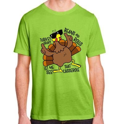 Turkey Gravy Beans And Rolls Let Me See That Casserole Adult ChromaSoft Performance T-Shirt