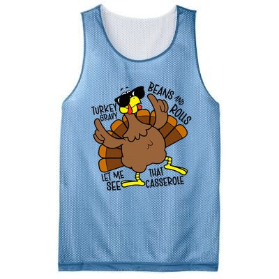 Turkey Gravy Beans And Rolls Let Me See That Casserole Mesh Reversible Basketball Jersey Tank