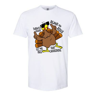 Turkey Gravy Beans And Rolls Let Me See That Casserole Softstyle CVC T-Shirt