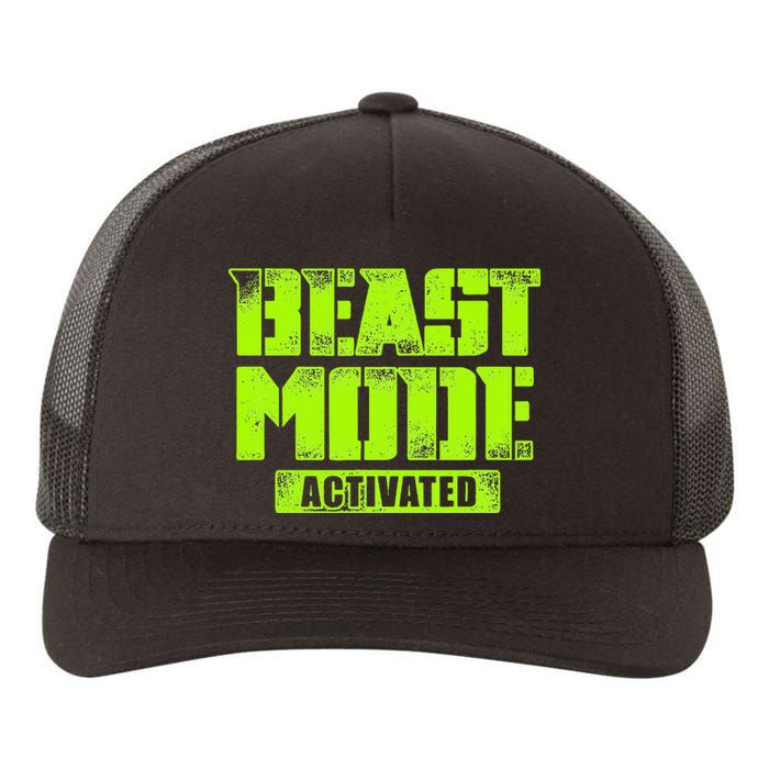 Trendy Graphic Beast Mode Activated Yupoong Adult 5-Panel Trucker Hat