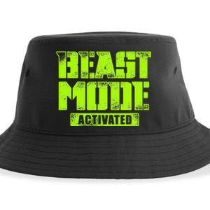 Trendy Graphic Beast Mode Activated Sustainable Bucket Hat