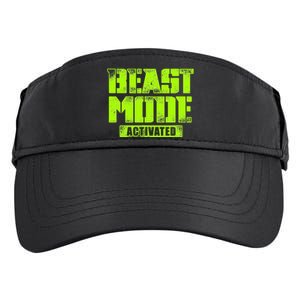 Trendy Graphic Beast Mode Activated Adult Drive Performance Visor