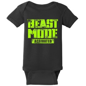 Trendy Graphic Beast Mode Activated Baby Bodysuit