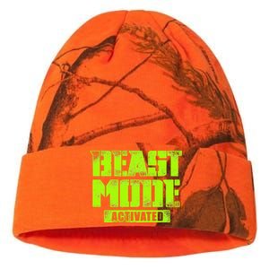 Trendy Graphic Beast Mode Activated Kati Licensed 12" Camo Beanie