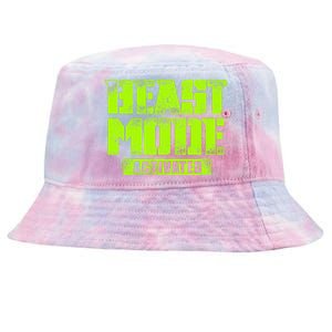 Trendy Graphic Beast Mode Activated Tie-Dyed Bucket Hat