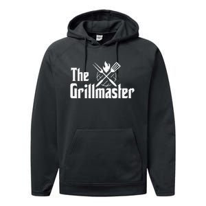 The Grillmaster Bbq Grill & Smoker Barbecue Chef Performance Fleece Hoodie