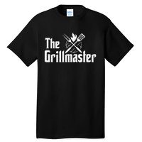 The Grillmaster Bbq Grill & Smoker Barbecue Chef Tall T-Shirt