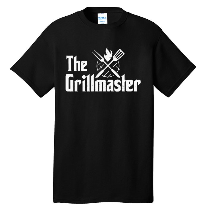 The Grillmaster Bbq Grill & Smoker Barbecue Chef Tall T-Shirt