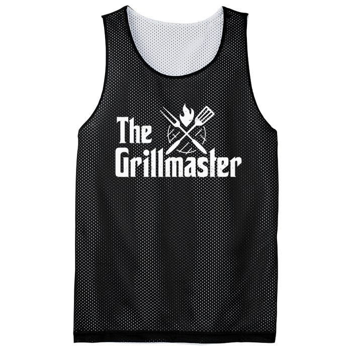 The Grillmaster Bbq Grill & Smoker Barbecue Chef Mesh Reversible Basketball Jersey Tank