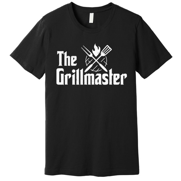 The Grillmaster Bbq Grill & Smoker Barbecue Chef Premium T-Shirt