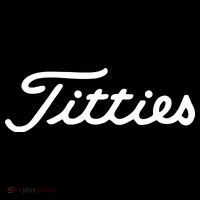 Titties Golf Bachelor Party Funny Golfing Gift Parody Hoodie