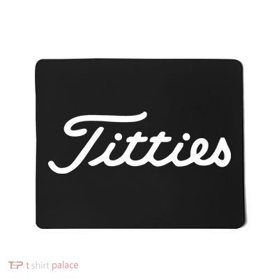 Titties Golf Bachelor Party Funny Golfing Gift Parody Mousepad