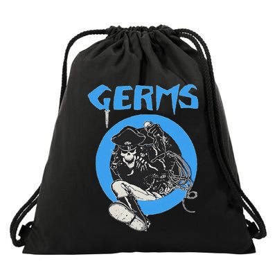 The Germs Band Drawstring Bag