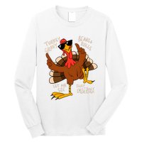 Turkey Gravy Beans And Rolls Casserole Funny Thanksgiving Long Sleeve Shirt