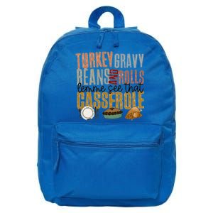 Turkey Gravy Beans And Rolls Gift 16 in Basic Backpack