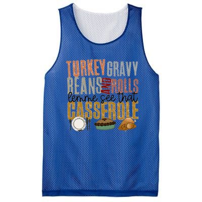 Turkey Gravy Beans And Rolls Gift Mesh Reversible Basketball Jersey Tank