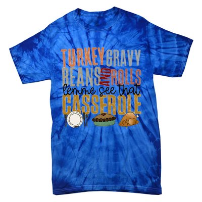 Turkey Gravy Beans And Rolls Gift Tie-Dye T-Shirt