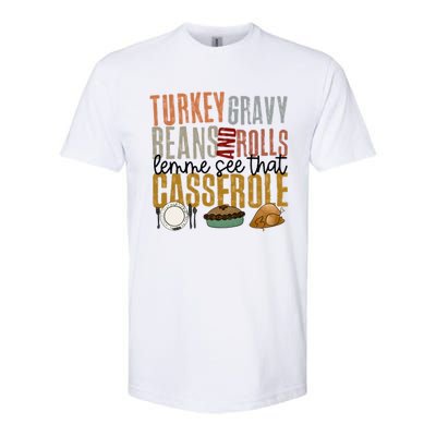 Turkey Gravy Beans And Rolls Gift Softstyle® CVC T-Shirt