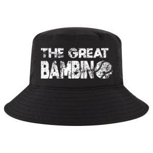 The Great Bambino Simple Baseball Legend Design Distressed Cool Comfort Performance Bucket Hat