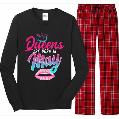 Taurus Gemini Birthday Queens Are Born In May Zodiac Sign Long Sleeve Pajama Set