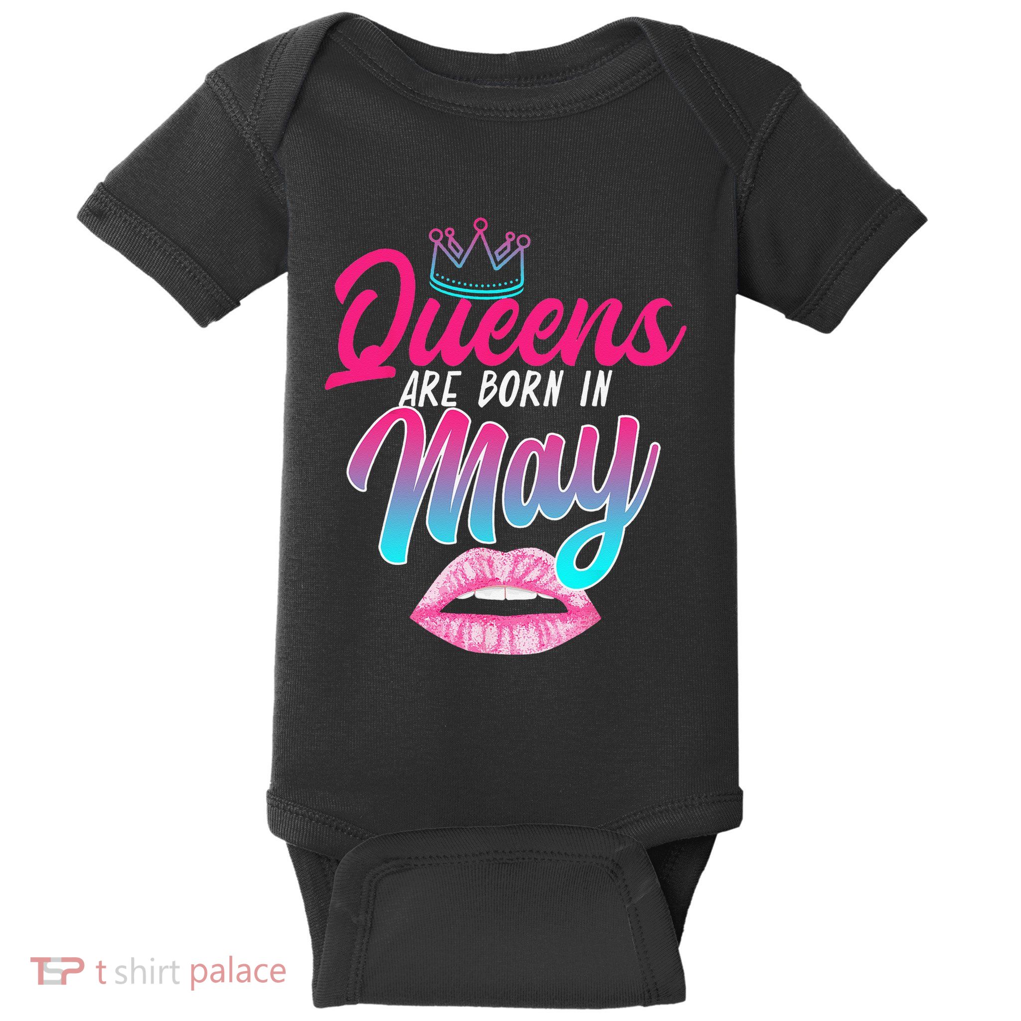 Taurus Gemini Birthday Queens Are Born In May Zodiac Sign Baby Bodysuit