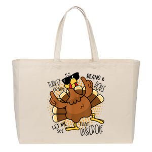 Turkey Gravy Beans And Rolls Let Me See That Casserole Funny Cotton Canvas Jumbo Tote