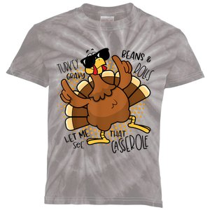 Turkey Gravy Beans And Rolls Let Me See That Casserole Funny Kids Tie-Dye T-Shirt