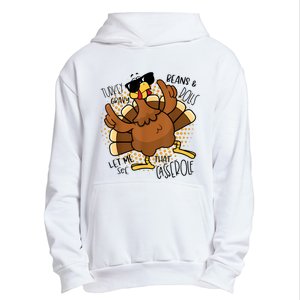 Turkey Gravy Beans And Rolls Let Me See That Casserole Funny Urban Pullover Hoodie